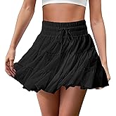 FireSwan Tennis Skirts for Women Golf Skirt High Waisted with Shorts Underneath Athletic Pleated Tulle Ruffle Skorts Pockets