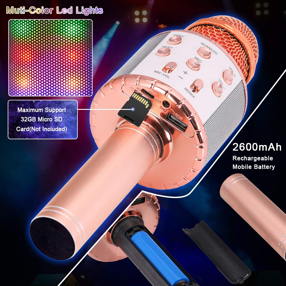 TechAdict ï¸ Verkstar 4 in 1 Wireless Bluetooth Karaoke