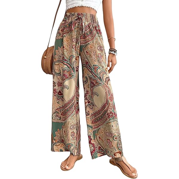 パンツ Paisley Embroidery Shirred Waist Pants Cinq à Sept Kerry Paisley-Embroidered Pants | Saks Fifth Avenue
