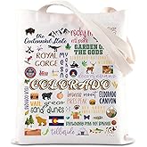 TGBJE Colorado State Vacation Gift Centennial State Tote Bag Colorado Lover Gift Centennial State Travelers Handle Bag