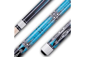 Sinsilvie 13mm 58 Inch 19 20 oz Billiard Pool Cue Stick, 1/2 Maple Billiard Pool Stick, House Bar Pool Table Sticks for Men