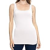 STRETCH IS COMFORT Women's Oh So Soft Cropped and Long Length Tank Top | Small - 5X