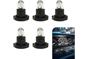 awlbed 5 PCS Car 14 V 1.12 W Dashboard Light Bulbs, Base Diameter 10 mm Durable T4 Small Bulbs, Car Light Bulb Replacement Pa