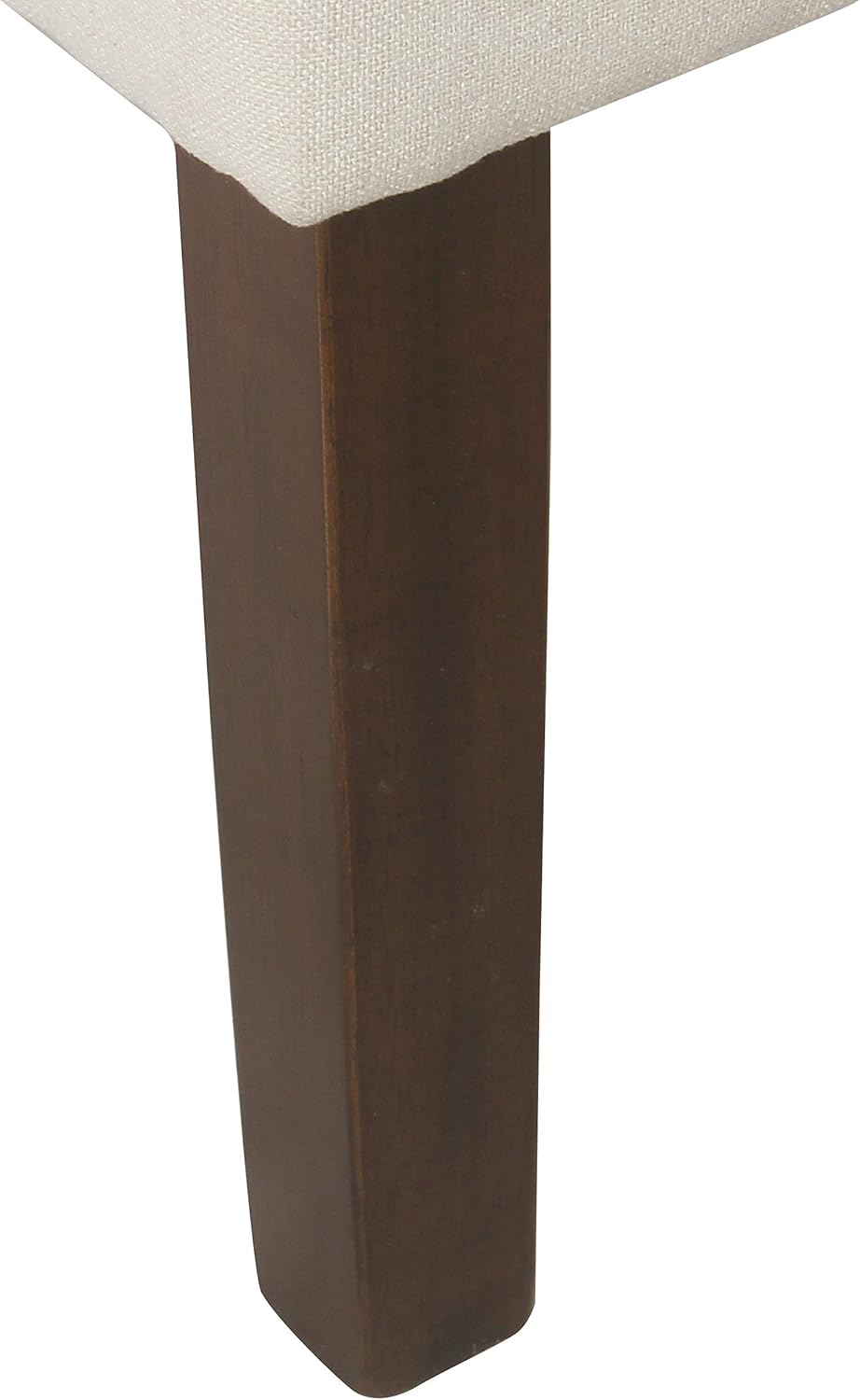 HomePop Swoop Arm Accent Chair, Cream: Furniture & Decor