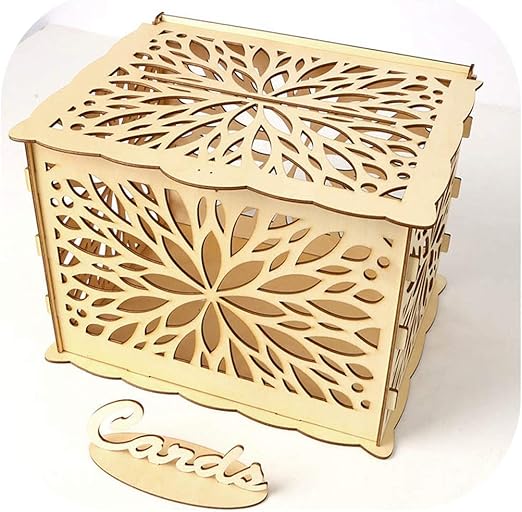 Amazon Com Cheerfullife Decorative Boxes Diy Wedding Card Box