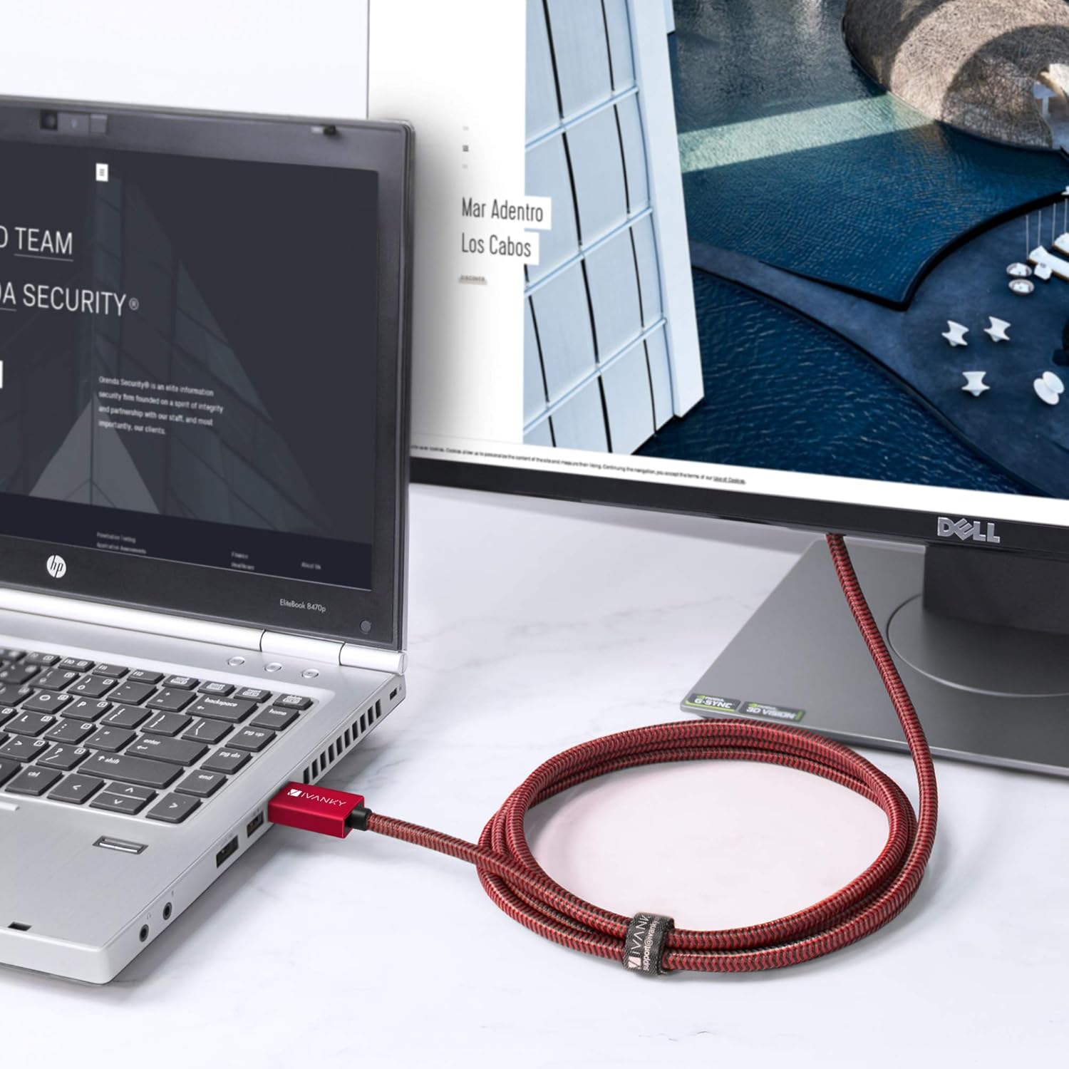 4k 60hz 2k 144hz 2k 165hz 3m Cable Dp Nylon Trenzado Cable Display Port De Alta Velocidad Compatible Con Pc Ivanky Cable Displayport Tv Rojo Laptop Cables Y Conectores Cables Displayport