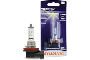 SYLVANIA - H11 XtraVision - High Performance Halogen Headlight Bulb, High Beam, Low Beam and Fog Replacement Bulb (Contains 1 Bulb)