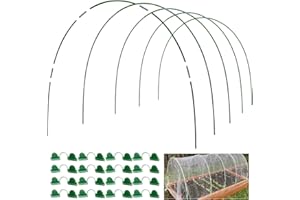 MAXPACE Greenhouse Hoops for DIY 2.8ft or Wider Grow Tunnel, Rust-Free Fiberglass Support Hoops Frame for Garden Fabric, DIY 