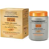 GUAM Anti-Cellulite Stomach Wraps &ndash; FIR Tummy Wrap for Skin Firming &amp; Tightening &ndash; Belly Cellulite &amp; Tummy Treatment (2.2 Lb)