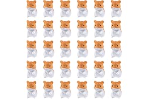 LANMA 30 Pack Hamster Erasers for Kids,3D Take Apart Animal Eraser Desk Pets for Boys Girls Classroom Prizes,Game Reward,Easter Egg Fillers,Back to School Supplies,Goodie Bag Stuffers,Party Favors