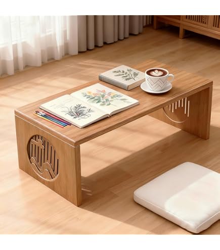 Amazon.com: ZENCIX Low Coffee Table for Sitting on The Floor