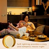 slochi Dimmable Ceiling Light 24W with Remote 3000K-6500K 1800K Night Light view 4