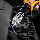BOENFU 210mm Small Bolt Cutter Heavy Duty Wire Cutter Orange view 4