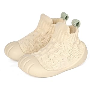 Baby Sock Shoes Breathable Non-Slip Soft Sole First Walking Shoes | Indoor, Outdoor, Baby Boys Girls, Lightweight, Comfortabl