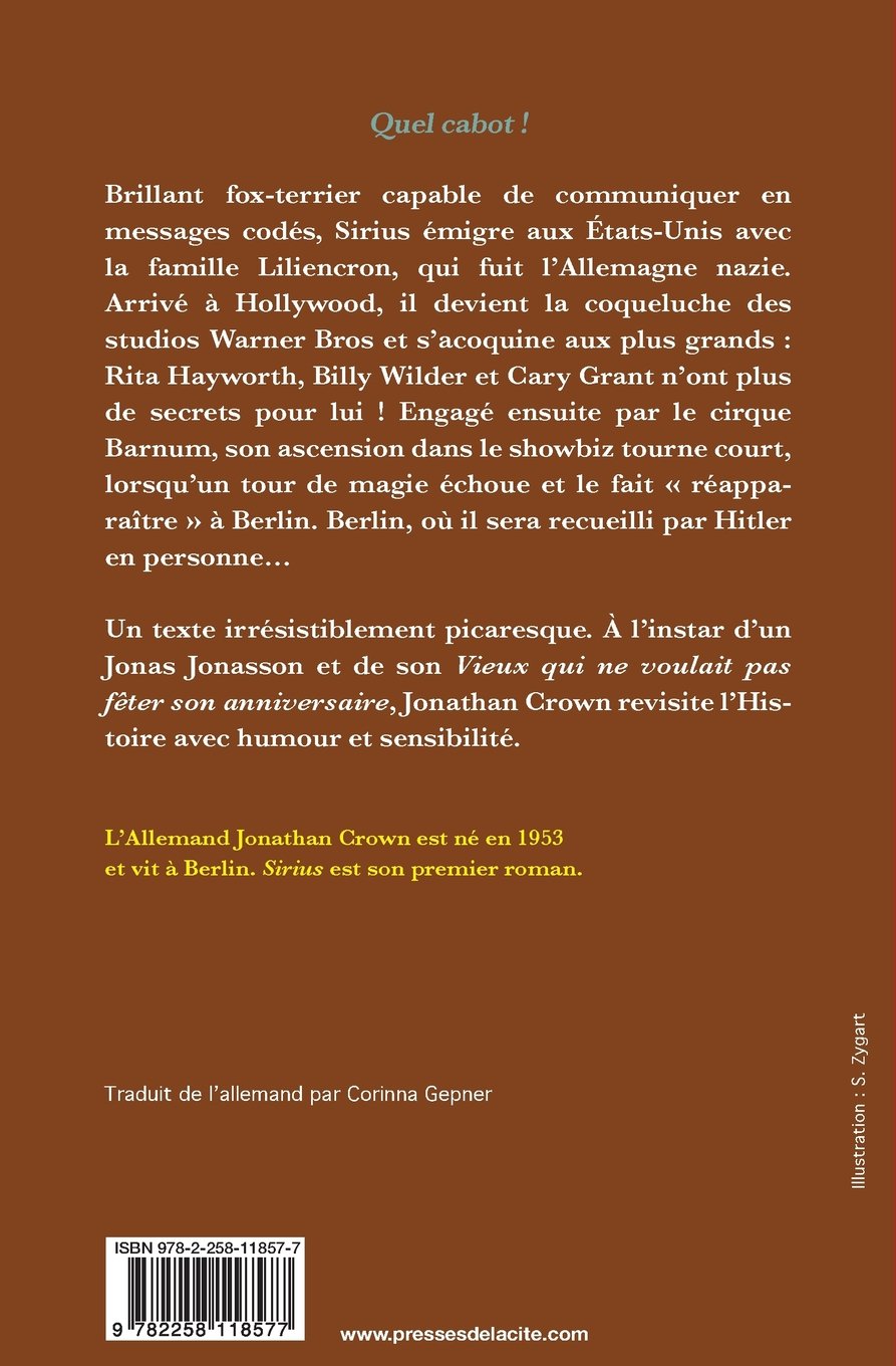 Sirius French Edition Crown Jonathan Gepner Corinna Amazon Com Books