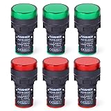 GASHER 12V/24V/110V 20mA Energy Saving Indicator