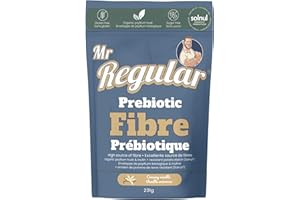 Mr. Regular Prebiotic Fibre Powder 231g 21-Servings | Organic Psyllium Husk & Resistant Potato Starch Blend | High Source of 