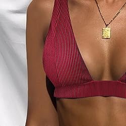 Bathing Suits for Women Deep V Neck Sexy Two Piece