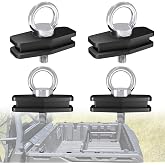Chelhead 4 PCS Bed Anchors Mounting Kit Can-Am LinQ Fit Tie Down Anchors | Aluminum 304 Loop, Anti-rust, Bed Accessories Compatible with Can-Am Commander &amp; Maverick &amp; Defender