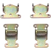 SBC/BBC Solid Steel Motor Mount Engine Bracket Kit for Chevy V8 283 327 350 400 Small &amp; Big Block Chevy Engines Off Road Racing