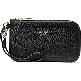 kate spade new york womens Ava Pebbled Leather Coin Card Case Wristlet