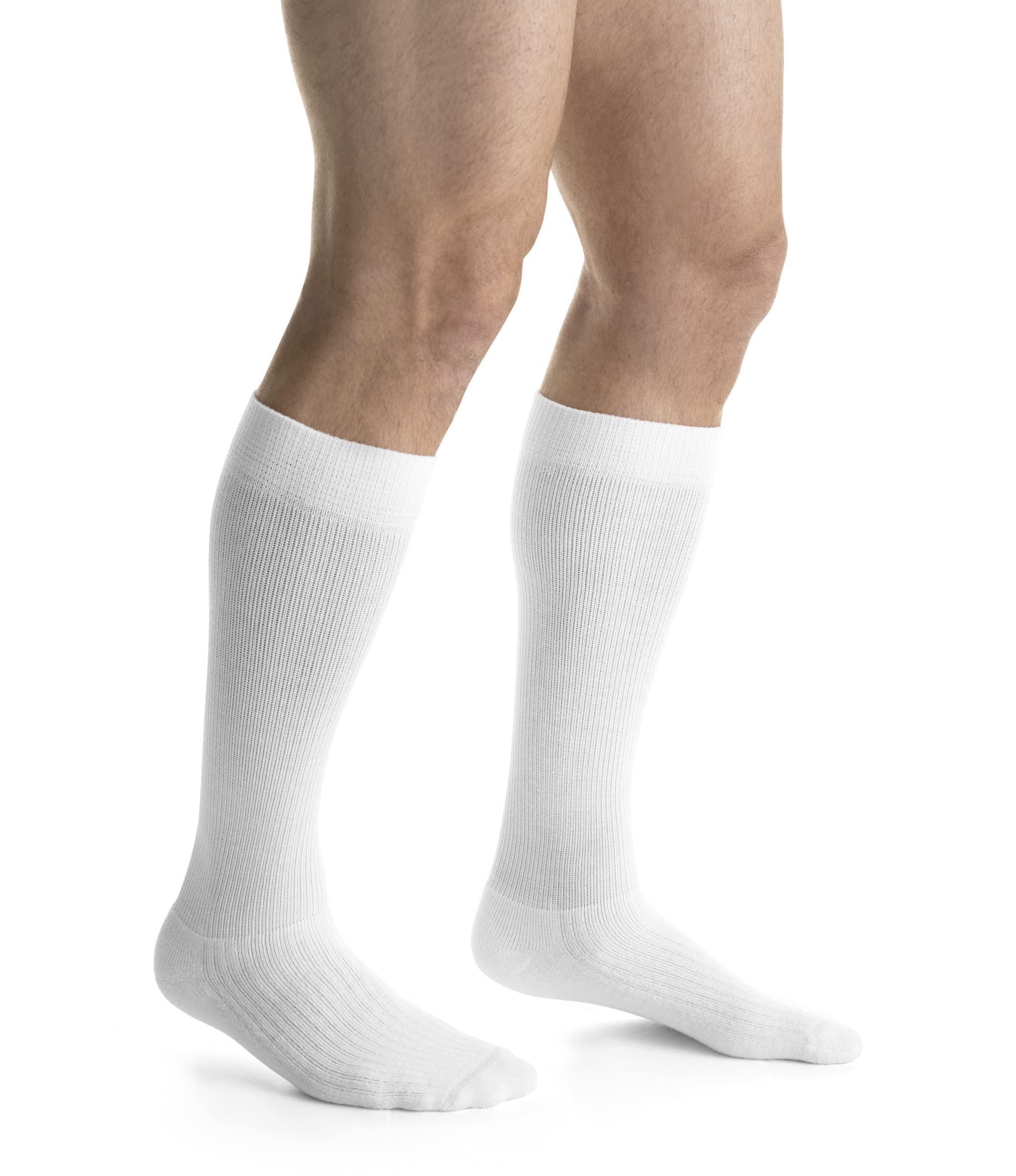 Photo 1 of BSN Medical 110526 JOBST Compression Sock with Closed Toe, Knee High, Full Calf, X-Large, 15-20 mmHg, Cool White,X-Large Full Calf
