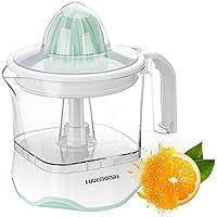 Electric Citrus Juicer with pulp control filter and dust proof cover - Orange squeezer with two size cones and…