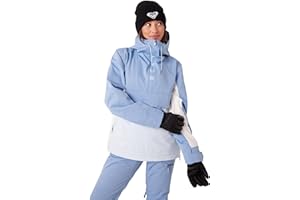 Roxy womens Shelter Snowboard Jacket – 10k Waterproof Insulated Ski Jacket, Pfas-free, Hydrosmart Collar