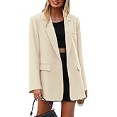 PRETTYGARDEN Fall 2026 Blazers for Women Business Casual Long Sleeve Lapel Pockets Dressy Suit Jackets Work Office Clothes