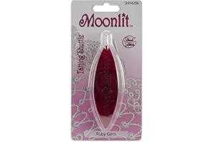 Handy Hands Moonlit Tatting Shuttle with Hook, Ruby Red