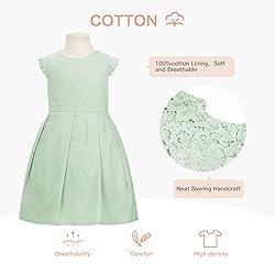 ALLOVIN Girls and Toddler Graduation Sleeveless