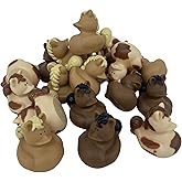 Lashicorn Buck Buck Bronco Rubber Horse Ducks | 20 Pack 1.75x2.25” | Horse Figurine Car Game for Bucking Broncos Buck Yeah! #BuckBuckBronco #BuckYeah Grill You’ve Been Bucked Cards Tags