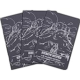 DUNGEON CRAFT Players Journals Detailed RPG Character Sheets: Black, 5e Roleplaying Campaign Notebook