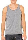 Bella + Canvas Unisex Jersey Tank XS DEEP HEATHER