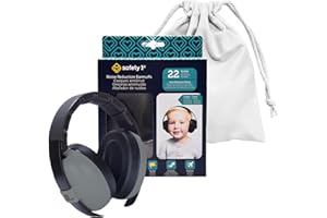 Safety 1st Noise Reduction Earmuffs for Babies & Toddlers, 22dB Noise Cancelling Headphones for Ages 3 Months to 3 Years – In