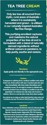 Australian Tea Tree Cream Purifying Natural Vegan Cruelty Free 50ml view 4