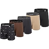 Spyder Mens Boxer Briefs 5 Pack Poly Spandex Performance Boxer Briefs Underwear
