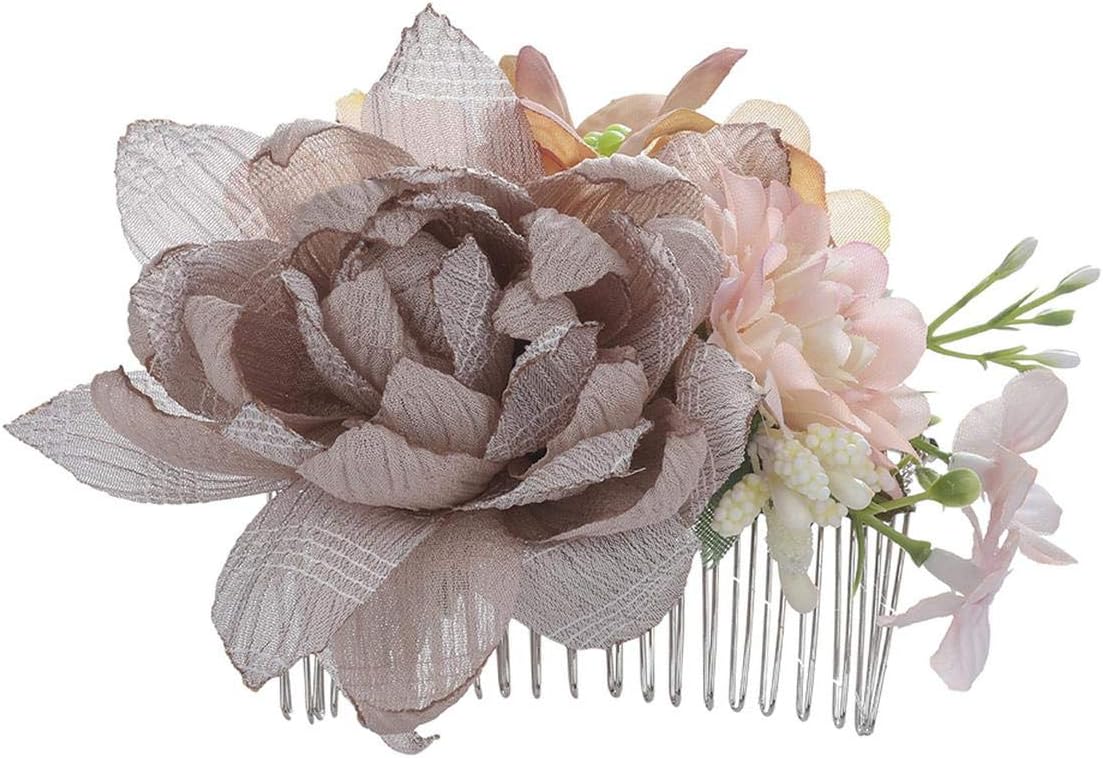 Dreamture Boho Bridal Hair Combs Rustic Wedding Floral