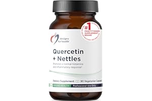 Designs for Health Quercetin + Nettle Supplement - Nettle Leaf + Quercetin Supplements with Flavonoids - Powerful Antioxidants for Immune Support (90 Vegan Capsules)