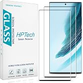 HPTech Screen Protector for Samsung Galaxy Note 20 Ultra Tempered Glass | 3D Curved Full Screen Coverage, Anti Scratch, Case Friendly, 2 Pack