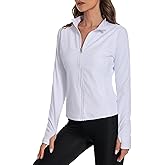 KOKITA Women's Athletic Full Zip Lightweight Workout Jacket，Outdoor Slim Fit Yoga Jackets with Pockets Thumb Holes