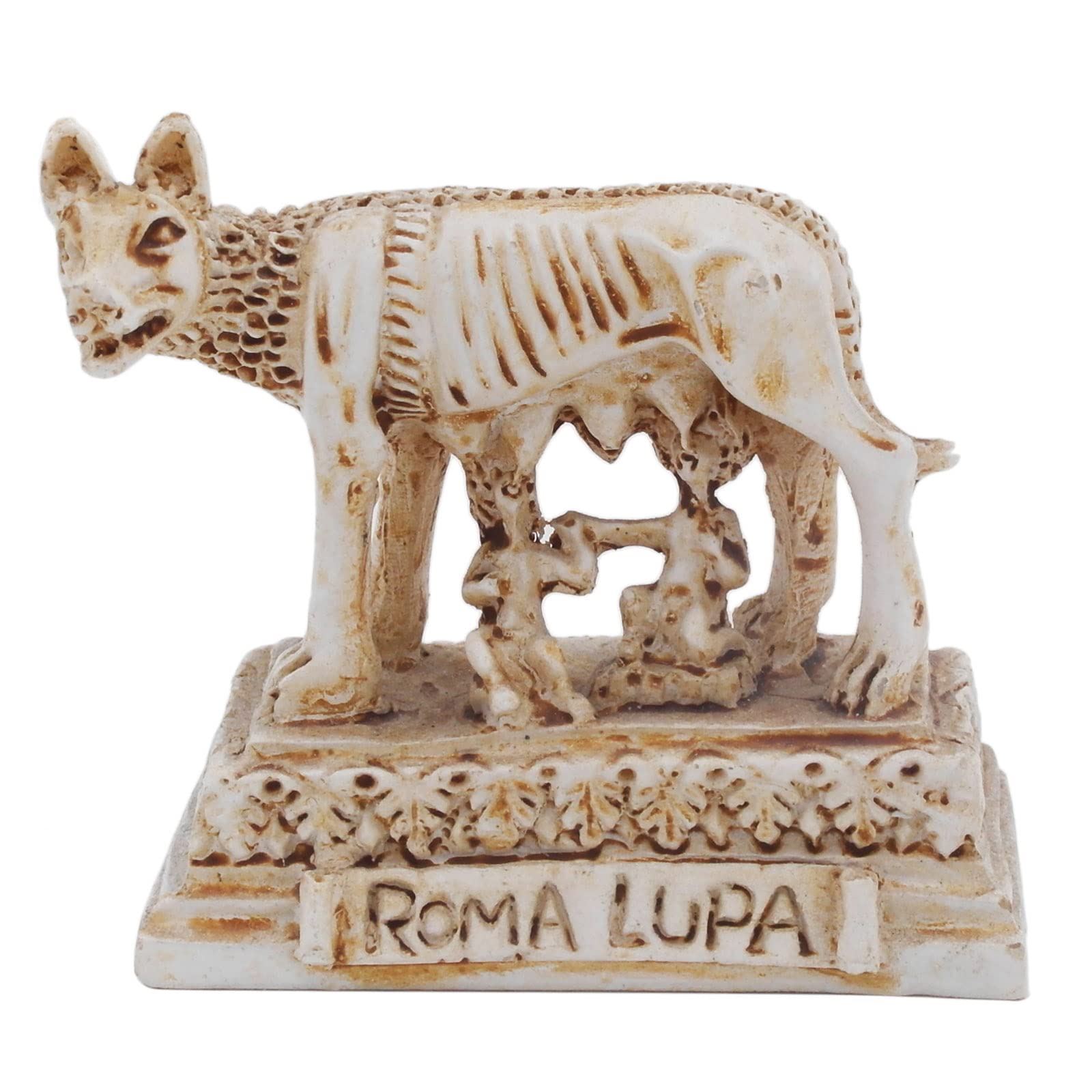 Kocris Casa Roman Wolf Fish Tank Decorations Ancient Rome Reptile Turtle Lizard Spider Tanks Terrarium Building Décor Ornament Pet — image 1