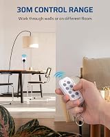 Dewenwils Remote Control Plug Socket 13A 3120W 30M Range 3 Sockets view 3