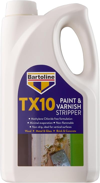 Bartoline TX10 Paint and Varnish Stripper 2.5 L Extra Strong Non-Caustic