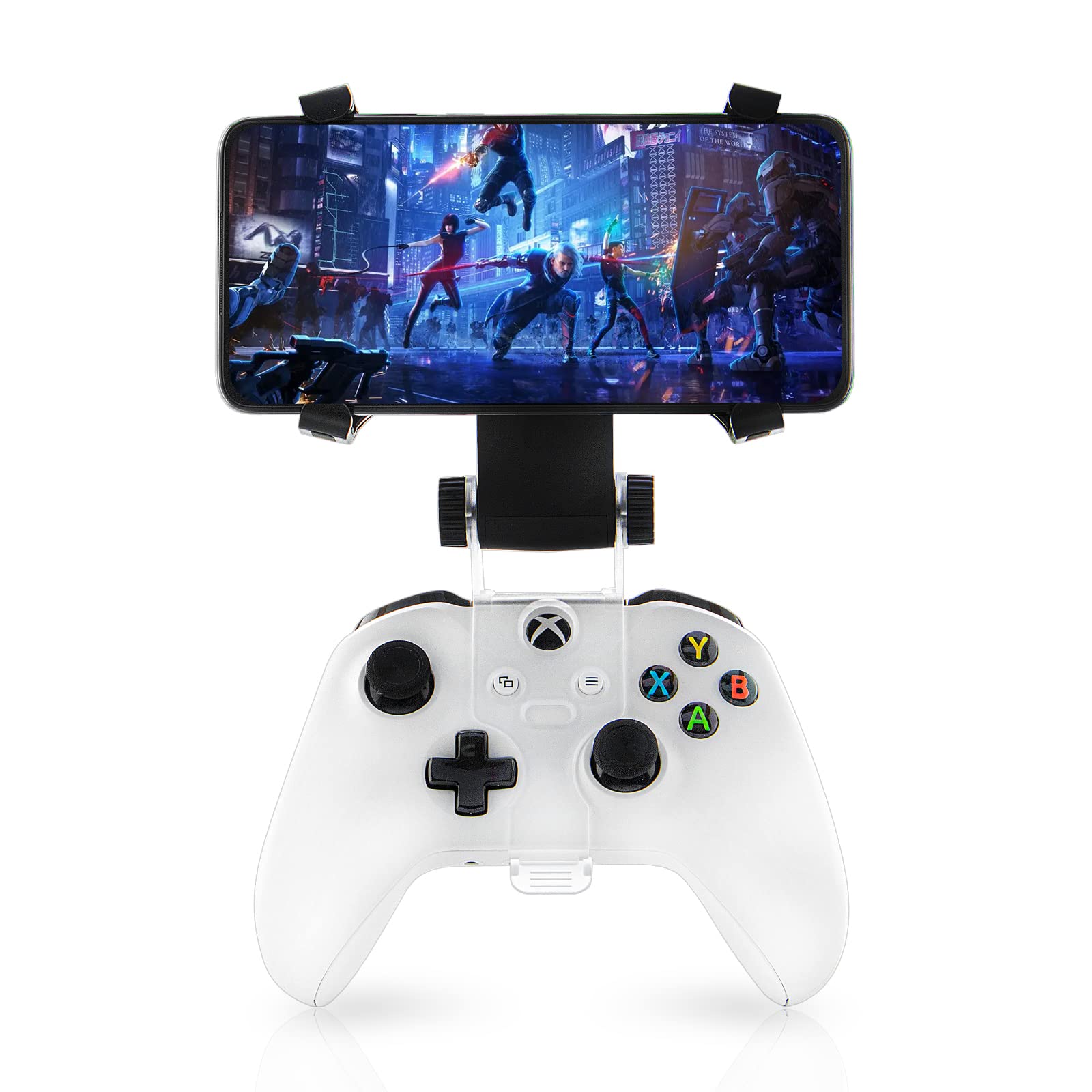 ECHZOVE Phone Clip Compatible with Xbox Controllers – Adjustable Clamp for Series X/S and One Models