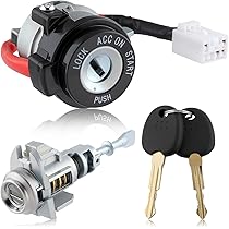 Car Lock Set GXARTS Ignition Switch & Door Lock Cylinder Set With
