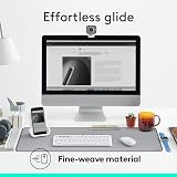 Logitech Desk Mat Studio Series Large Desk Pad Grey 30x70 cm view 6