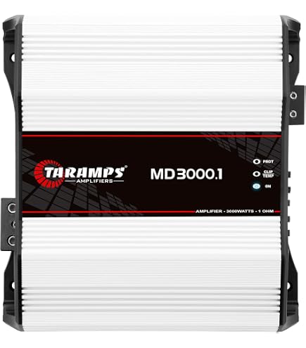 Amazon.com: Taramps MD 3000.1 Amplifier 4 Ohms 3000 Watts RMS 1