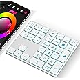Frunsi Backlit Wireless Keyboard for Procreate, Procreate Accessories for iPad/Tablet/Laptop/Smartphone,etc, Procreate Keyboard-5.8 x 4.65x 0.55 in (White)