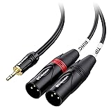 Cable Matters 3.5mm 1/8 Inch TRS to 2 XLR Cable 10